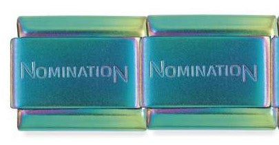 Matt Finish Iridescent Classic Base Link must always be accompanied by at least 1 decorated link