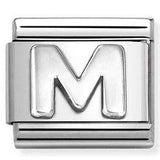 330113/13 Classic LETTER M S/steel. 925 silver