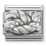 330101/61 Classic OXIDIZED ,st.steel, 925 sterling silver Knot