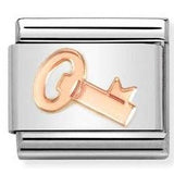 430104/48 Classic steel,  9 ct Rose gold Key