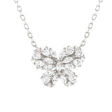 RAYOFLIGHT necklace in 925 silver CZ Butterfly