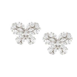 RAYOFLIGHT earrings in 925 silver and cubic zirconia Butterfly