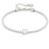 CHIC & CHARM JOYFUL ed. bracelet in 925 silver and cz (CENTRAL) Silver