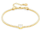 CHIC & CHARM JOYFUL ed. bracelet in 925 silver and cz (CENTRAL) Yellow Gold