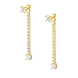 CHIC & CHARM JOYFUL ed. earrings in 925 silver and cz (PENDANTS) Yellow Gold