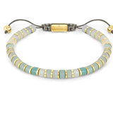 INSTINCT STYLE bracelet, steel . stones AMAZONITE