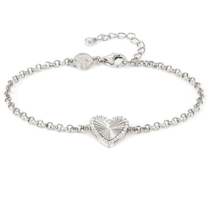 TRUEJOY bracelet in 925 silver and cubic zirconia Heart