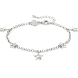 TRUEJOY bracelet in 925 silver and cubic zirconia (RICH) Star