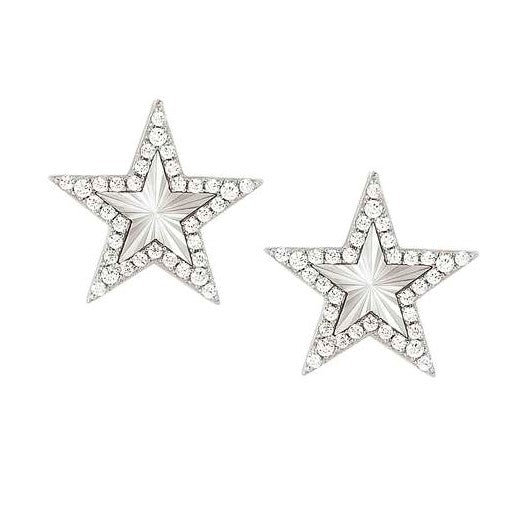 TRUEJOY earrings in 925 silver CZ Star