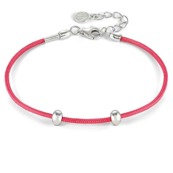 SEIMIA bracelet ed. CANDY in 925 silver and fabric RED