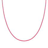 SEIMIA necklace ed. CANDY in 925 silver and fabric RED
