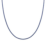 SEIMIA necklace ed. CANDY in 925 silver and fabric BLUE