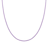 SEIMIA necklace ed. CANDY in 925 silver and fabric LILAC