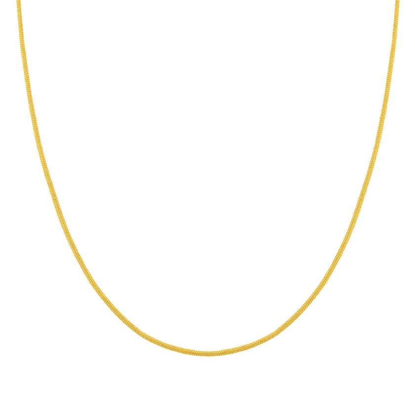 SEIMIA necklace ed. CANDY in 925 silver and fabric YELLOW