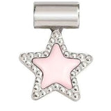 SEIMIA ed. CANDY SYMBOLS in diamond-cut 925 silver and enamel Pink star
