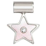 SEIMIA ed. CANDY SYMBOLS in 925 silver, stone and cz PINK MOTHER OF PEARL star
