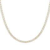 CHIC & CHARM JOYFUL ed. necklace in 925 silver and cz (E) Yellow Gold