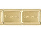 30001/065 MATT Yellow Gold Coloured Single link Only available with purchase of a charm