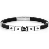CITY bracelet,steel, rubber HEX SCREWS Anchor 028811/002