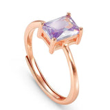 COLOUR WAVE ring RICH, 925, silver CZ. 149824/033