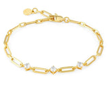 CHAINSOFSTYLE bracelet,steel,cz Yellow Gold 029400/012