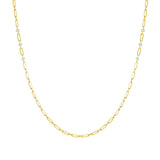 CHAINSOFSTYLE necklace,steel, LONG cz Yellow Gold 029402/012