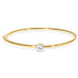 COLOUR WAVE bracelet,925 silver, CZ LGE RIGID Yellow Gold 149838/012