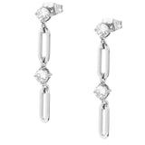 CHAINSOFSTYLE earrings,steel,PENDANT cz 029404/001