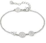 LUCENTISSIMA bracelets. 925 sterling silver. cz Silver Round