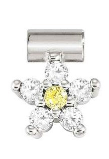 SEIMIA ed. FLORA, 925  silver, cz (FLOWERS) WHITE