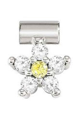 SEIMIA ed. FLORA, 925  silver, cz (FLOWERS) WHITE