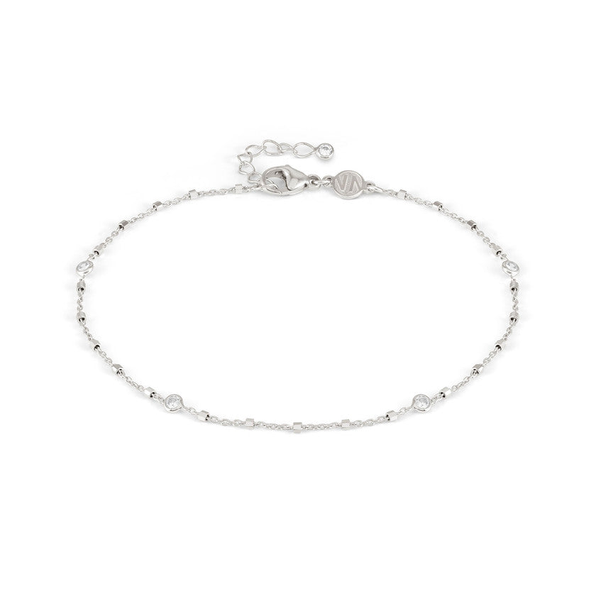 ANKLETS anklet  925 sterling silver  cz Round