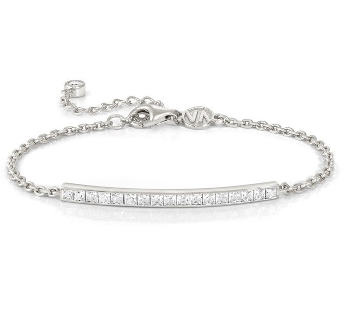 CARISMATICA bracelet  925 sterling silver  cz WHITE fin. Silver