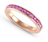 CARISMATICA ring  925 sterling silver  cz PINK fin. Pink gold Size 15