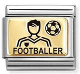 030166/47 Classic, 18k gold Man footballer