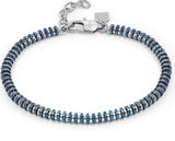 BEYOND bracelet ed. HYPER , steel WASHERS Blue