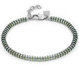 BEYOND bracelet ed. HYPER . steel WASHERS Green