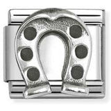 330101/95 Classic OXIDIZED SYMBOLS in st.steel and 925 sterling silver Horseshoe 2