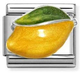330204/46 Classic ,steel, enamel ,925 sterling silver Lemon