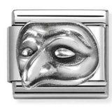 330101/99 Classic OXIDIZED SYMBOLS in st.steel  925 silver Mask