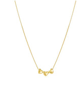 241305 006 ARMONICA NECKLACE, 3 HEARTS