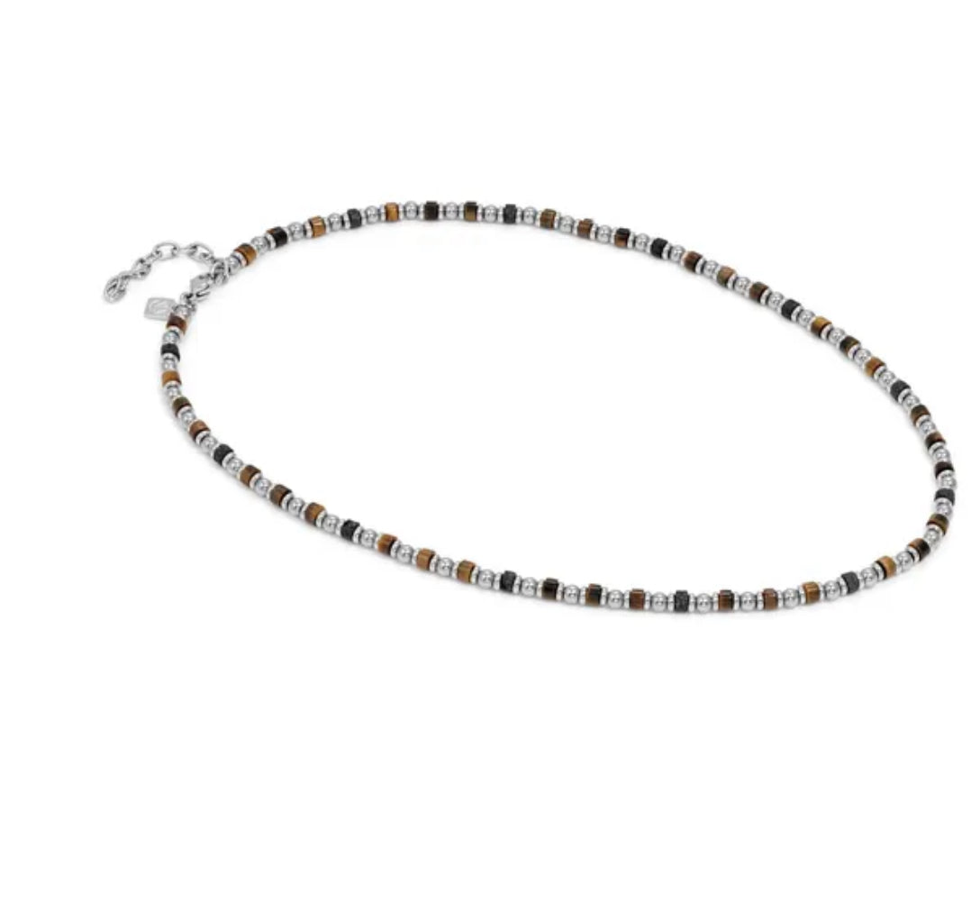 027933 091 INSTINCTSTYLE SEA ED. NECKLACE WITH NATURAL STONES
