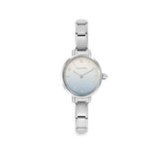 076038 037 TIME OVAL WATCH, SUNRAY FADE PASTEL BLUE