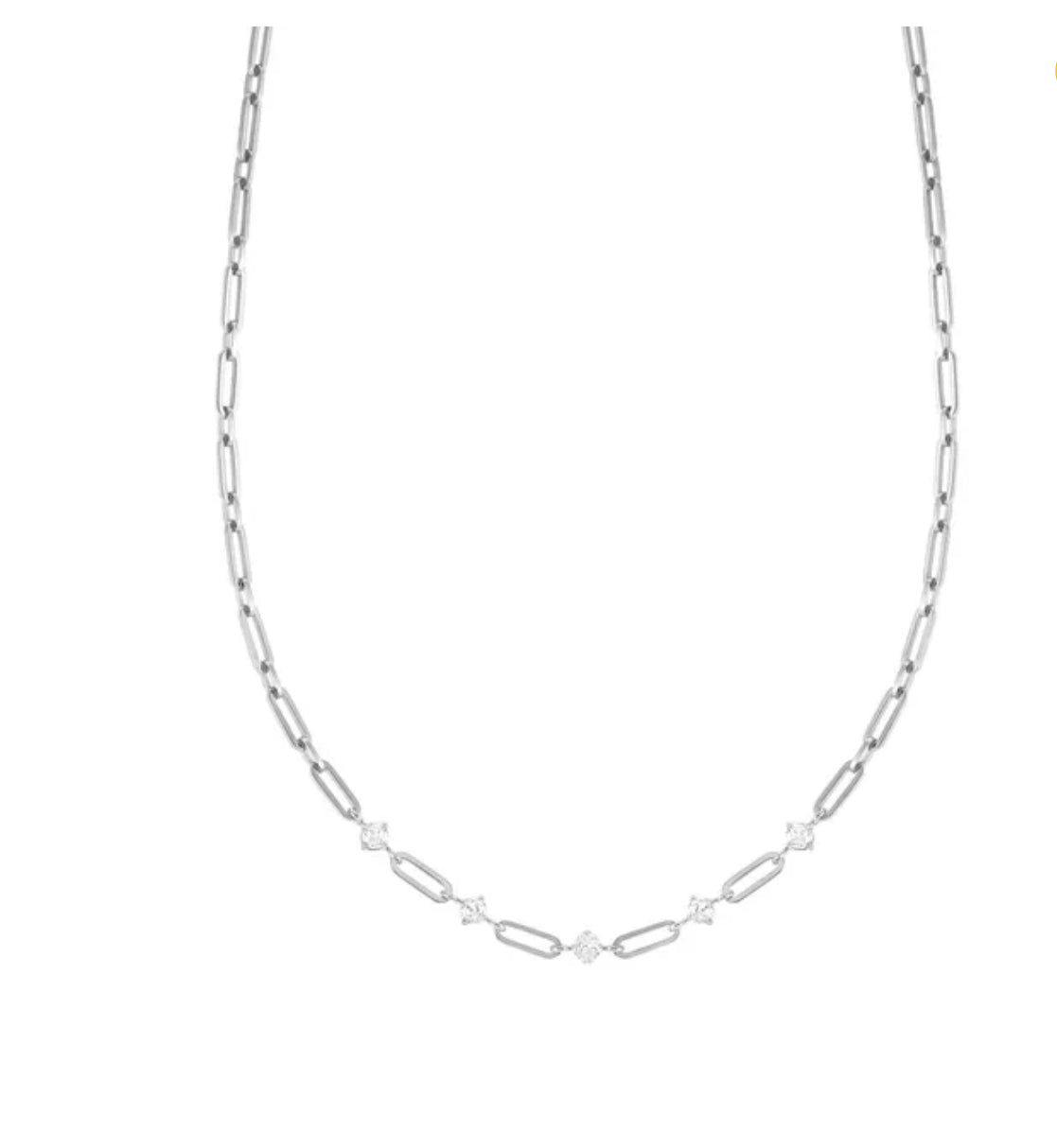 029401 001 CHAINSOFSTYLE SHORT NECKLACE WITH STONES