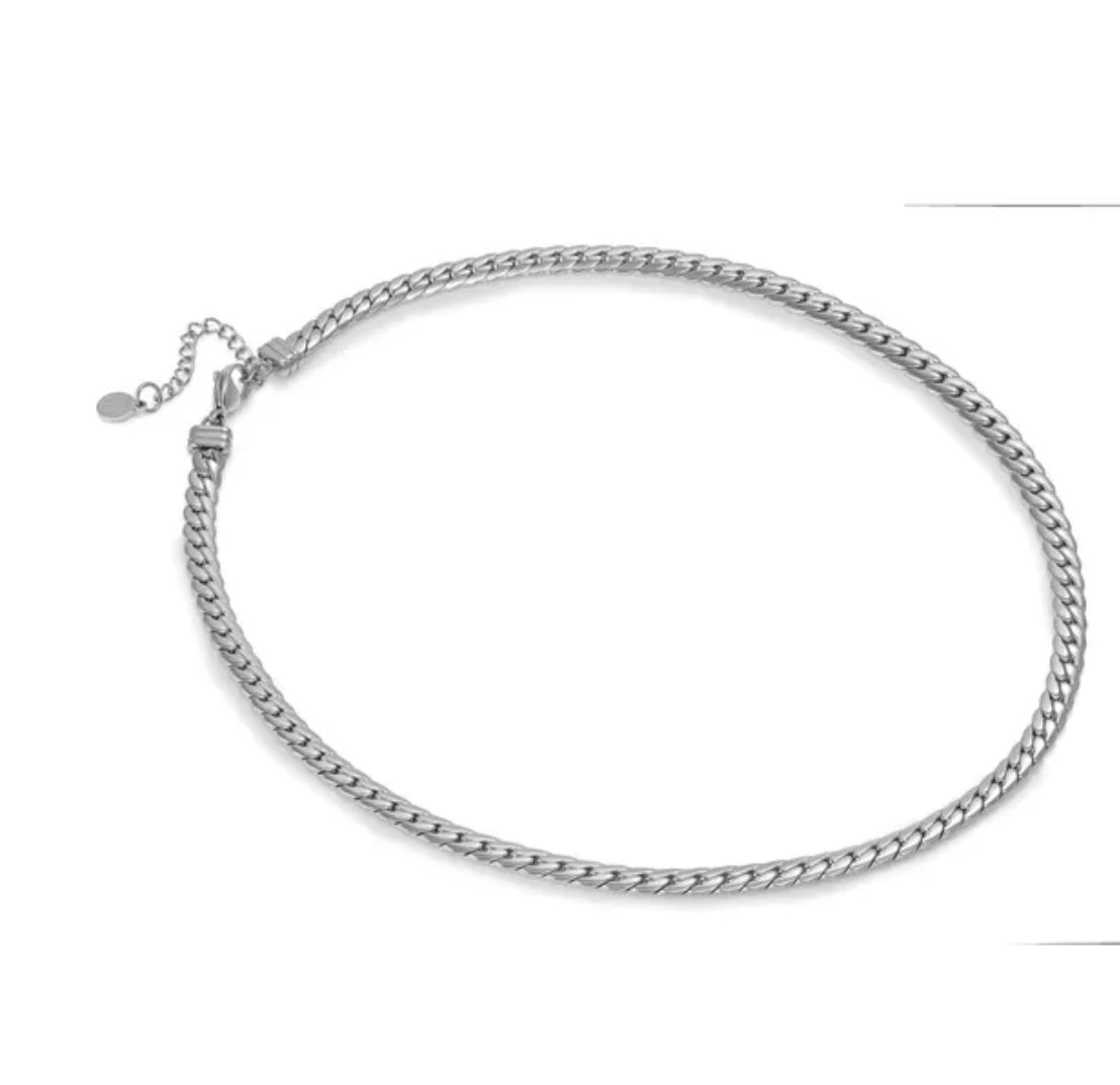134307 001 ECCLECTICA NECKLACE, FLAT CHAIN