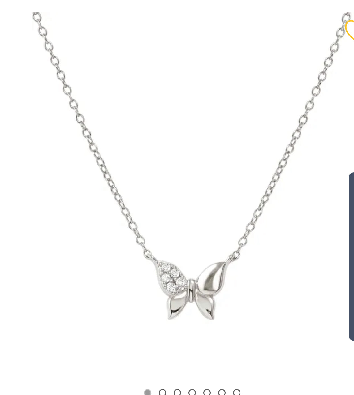 242303 040 PETIT SPARKLE NECKLACE, BUTTERFLY