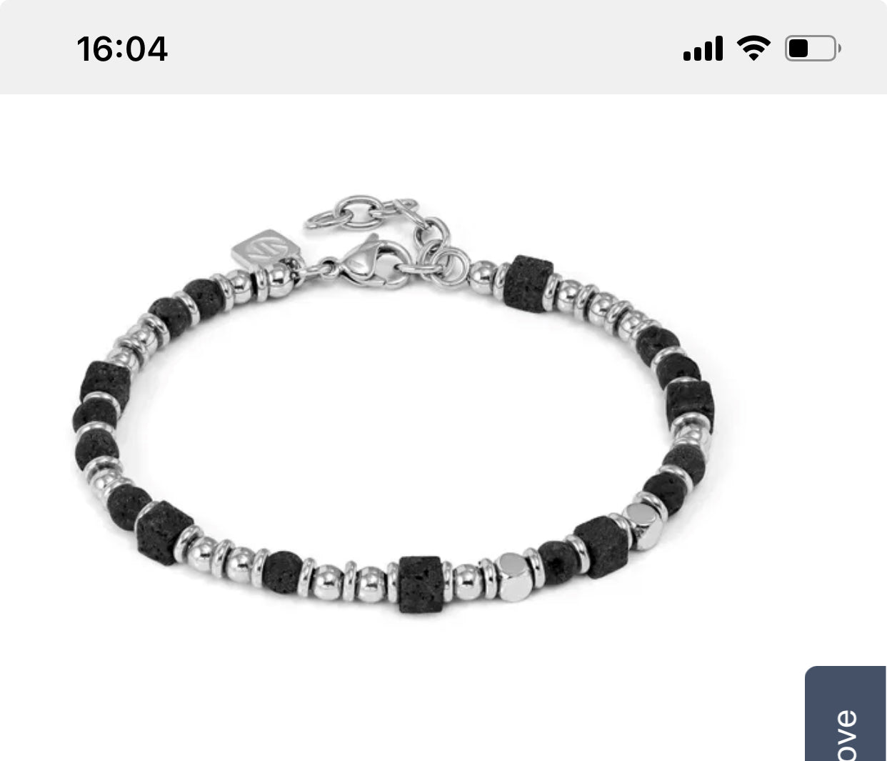 027935 036 INSTINCTSTYLE INFINITY BRACELET, COLOURED SQUARED STONES