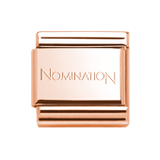 30001 Rose Gold Coloured Single Link Only available with purchase of a charm which will be attached to the base