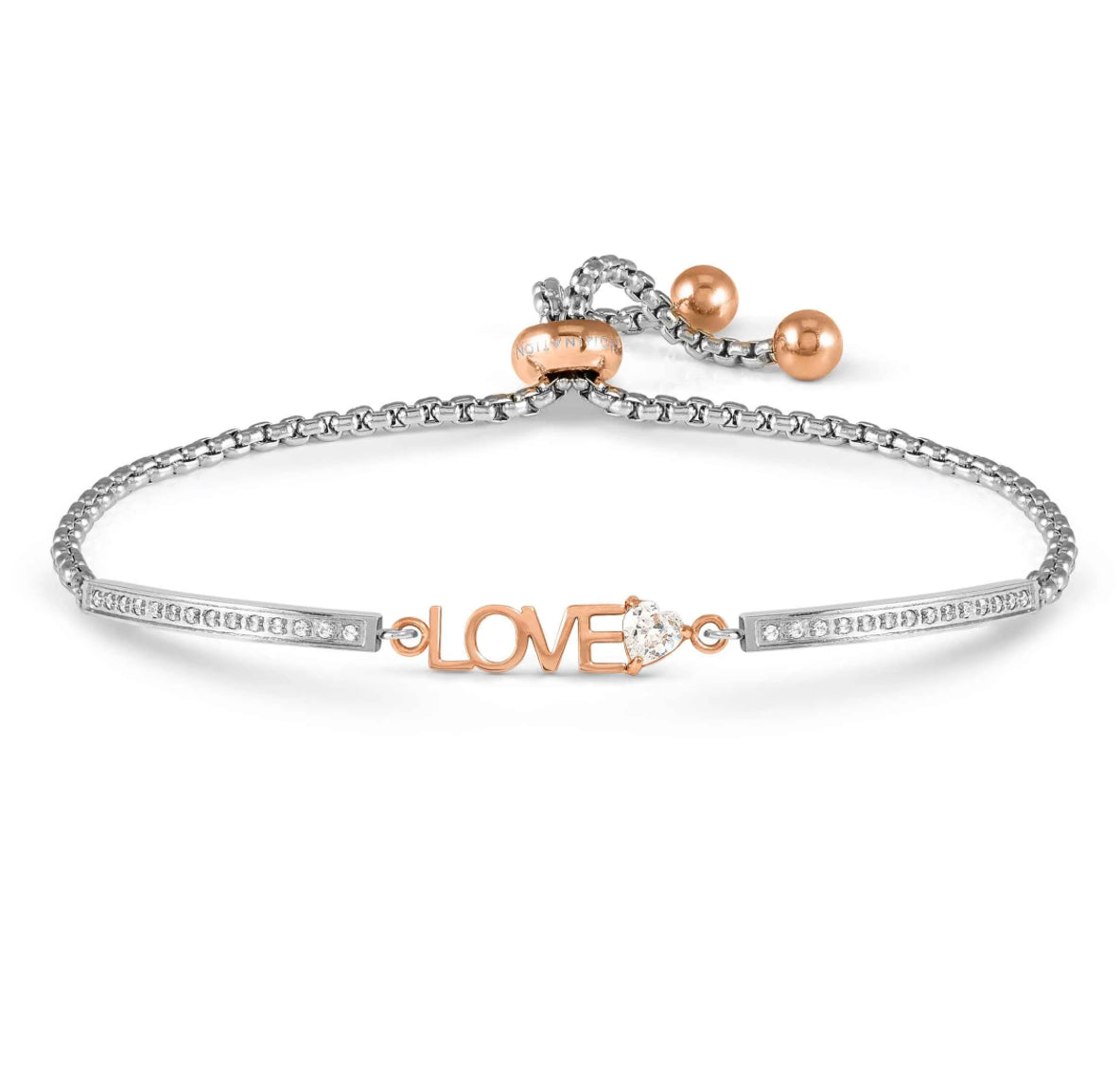 028023 001 MILLELUCI BRACELET, LOVE, PINK COLOUR