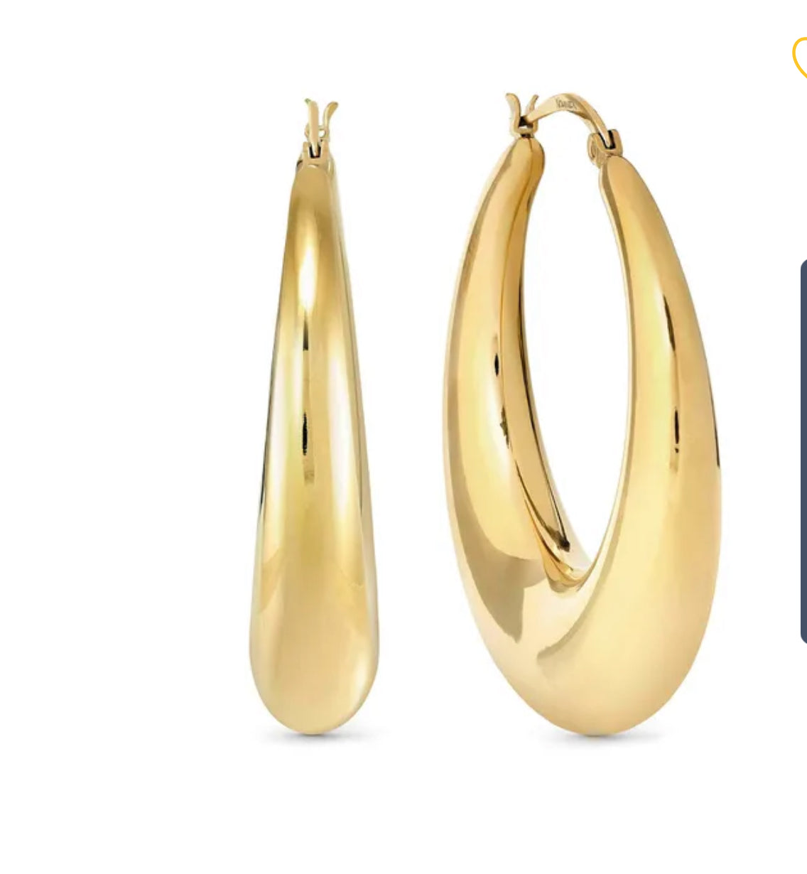 134320 012 ECCLECTICA EARRINGS, HOOP, LARGE